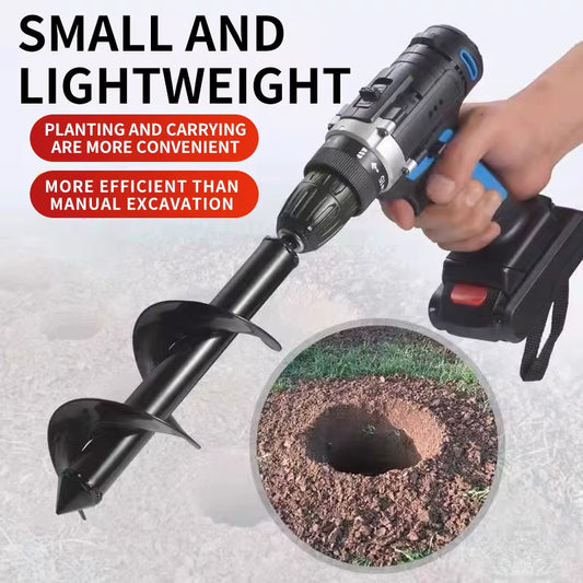 Ground Drill Bit - Detachable Spiral Rod - Garden Vegetable Loosening, Soil Planting, Seedling Transplanting Tools