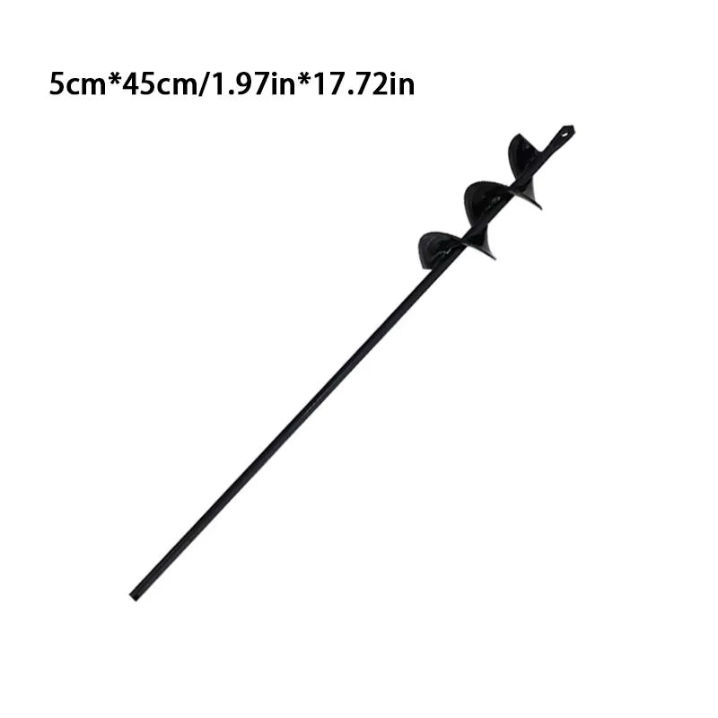 Ground Drill Bit - Detachable Spiral Rod - Garden Vegetable Loosening, Soil Planting, Seedling Transplanting Tools